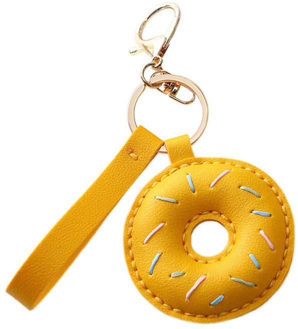 코히모 도넛 키링 만들기 DIY 공예 세트 5W0107, 옐로우, 1세트