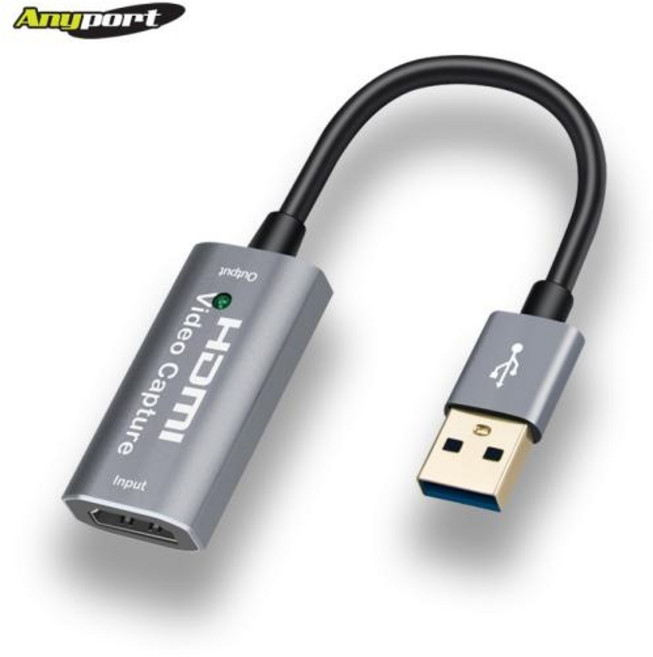 애니포트 USB 3.0 TO HDMI 4K 60Hz 영상 캡쳐보드, AP-HDC4K