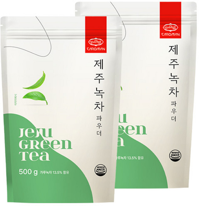 까로망 녹차라떼 파우더, 500g, 1개입, 2개