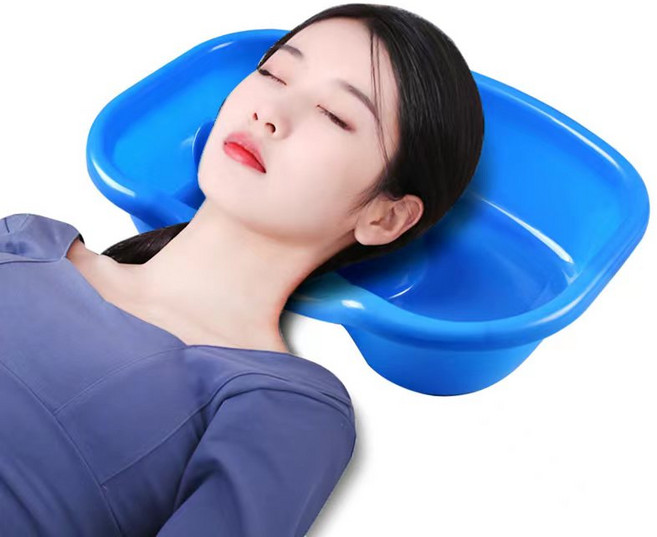 보드미 세발기 와상 환자 노인 임산부 병원용 휴대용 간병용 이동식 간이 머리감기 샴푸, 1개