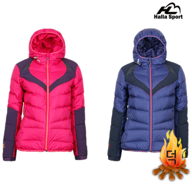 HALLA SPORT 여성 아블라 다운자켓 (오리털자켓)