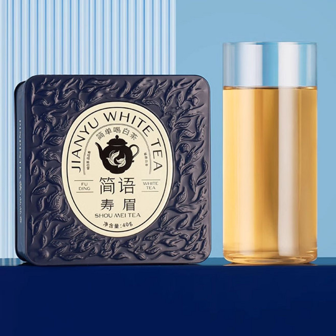 (해외직구b055s)품품향 복정백차 2024년 수미 40g, 3개, 1개입