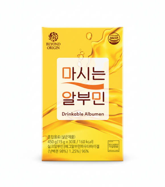 [비욘드오리진] 마시는 알부민. 중장년 단백질 컨디션 케어!, 30개, 15g