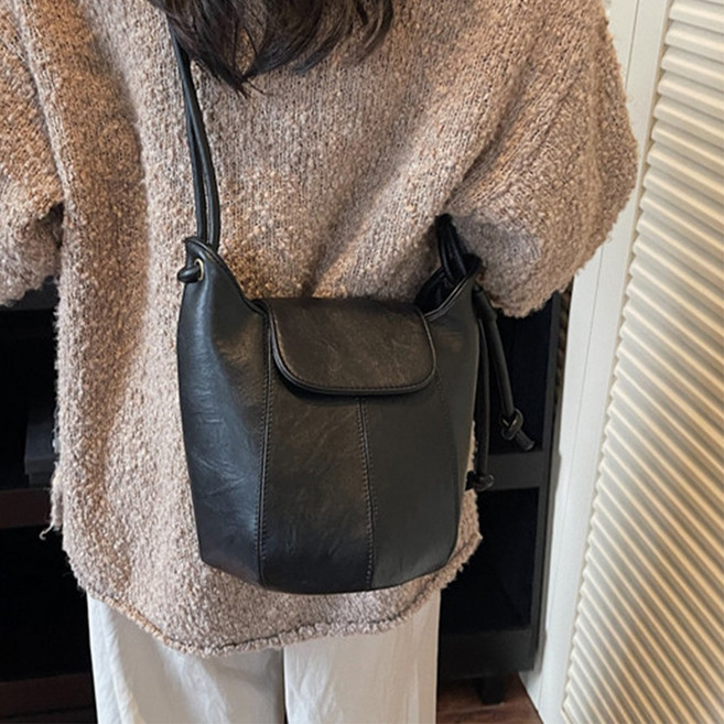 여성 패션 가죽 미니 크로스백 숄더백 버킷백 STB8231