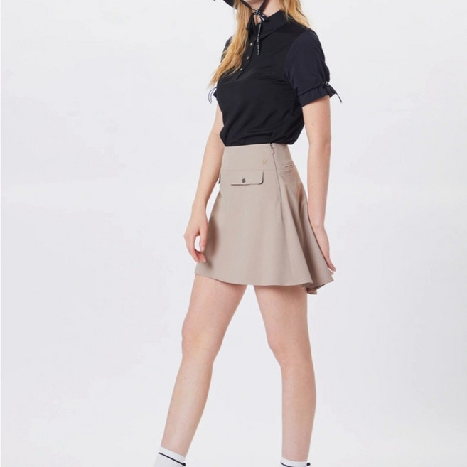 볼빅 여성골프요크절개 플레어스커트(VLCUO402 LB) 3279849