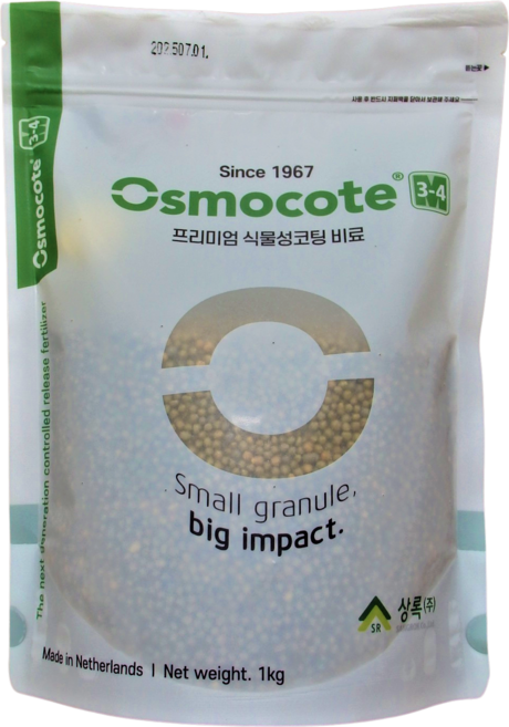 꽃누리가드너 오스모코트 4개월 (3~4개월용) 프리미엄 식물영양제, 2개, 1kg