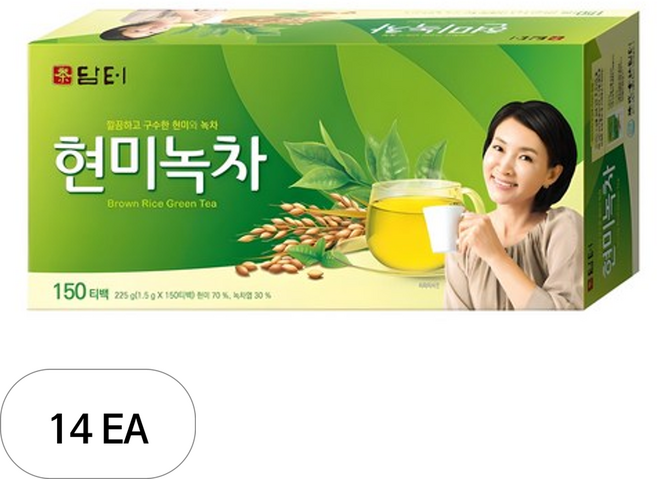담터 현미녹차, 1.5g, 150개입, 14개