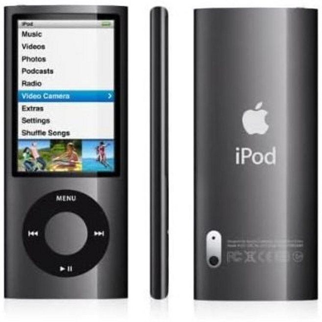 MP3 플레이어 수영 블루투스 동영상 MP4/MP3와 호환되는 음악 - Apple iPod Nano 5세대 8GB 블랙 리퍼, Black (8GB), 1개