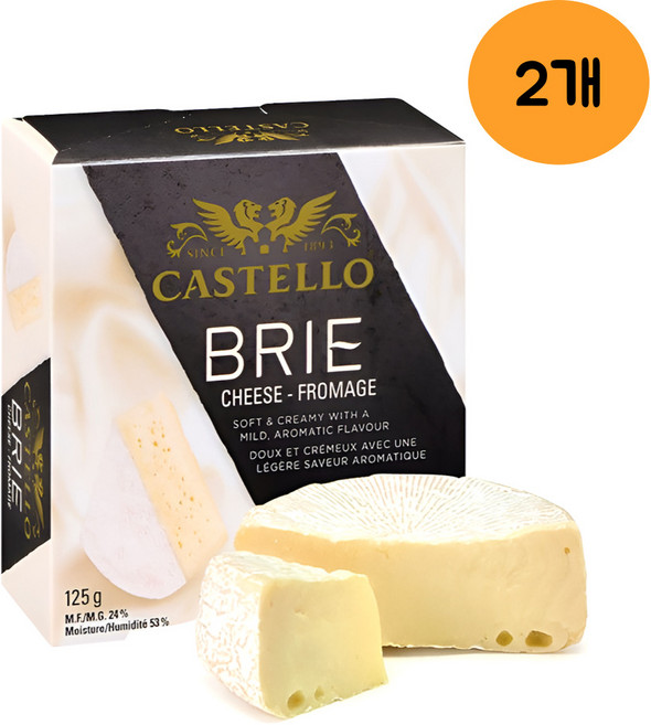카스텔로 브리치즈, 125g, 2개