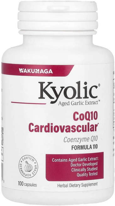 Kyolic Aged Garlic Extract CoQ10 포뮬라 110 캡슐 100정, KyolicAgedGarlicExtractCoQ10포뮬, 1개 - 쿠팡