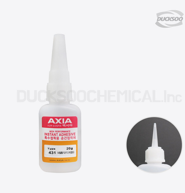 엑시아 431 20g 특수접착 내열용(121℃) 순간접착제 AXIA, 1개