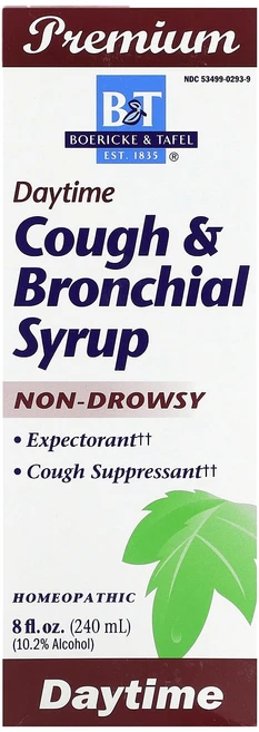 Boericke & Tafel 기침 및 기관지 시럽 주간용 240ml(8fl oz), BoerickeTafel기침및기관지시럽주간용240ml8, 240ml, 1개 - 쿠팡