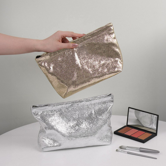 이즈코리아 반짝이 샤이닝 빅 파우치 글리터 메이크업 파우치 미니가방 클러치