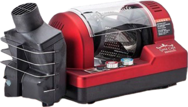 GENE CAFE 3D 熱風式咖啡烘豆機 附加大型排煙盒, 紅色