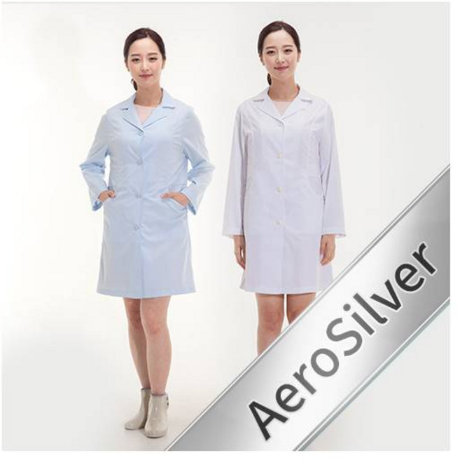 영양사가운/엘레강스/화이트/블루/위생/국산/병원/약사/듀다스/실험/안경사/디자인/실험복/실습/포켓/다양한색상/duydas