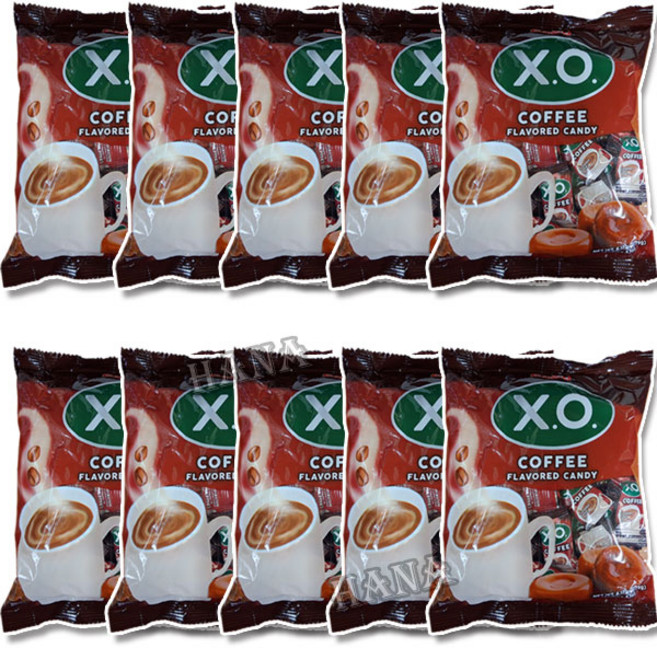 XO 엑스오 커피사탕 175g 등산 도보 운전할때 C, 10개