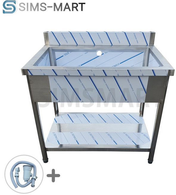 업소용 싱크대 900 1조 올 씽크 배수구 포함