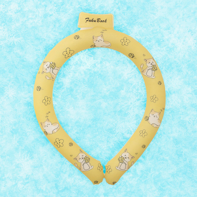 [열사병방지] 편한생활연구소 더위비켜 넥쿨러, 옐로우, 1개