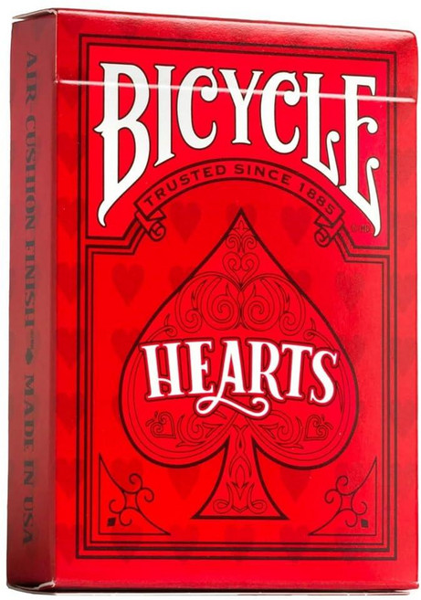 Bicycle 바이시클 하트 플레잉 카드 트릭 테이킹 게임을 위한 하이라이트 및 규칙 포커 사이즈 표준 인덱스, Bicycle 하트 플레잉 카드, 트릭 테이킹 카드 게