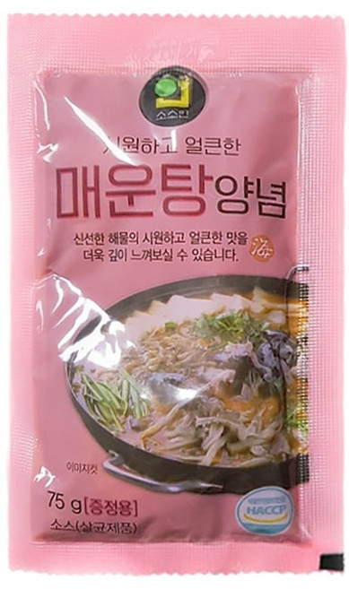 비비수산 매운탕양념소스 75g *2ea, 60g