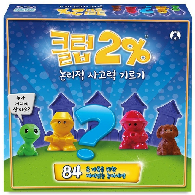 코드코드 클럽 2% 보드게임, 혼합색상, 1개