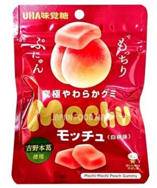 UHA 미카구토 모쮸 구미 복숭아맛 45g