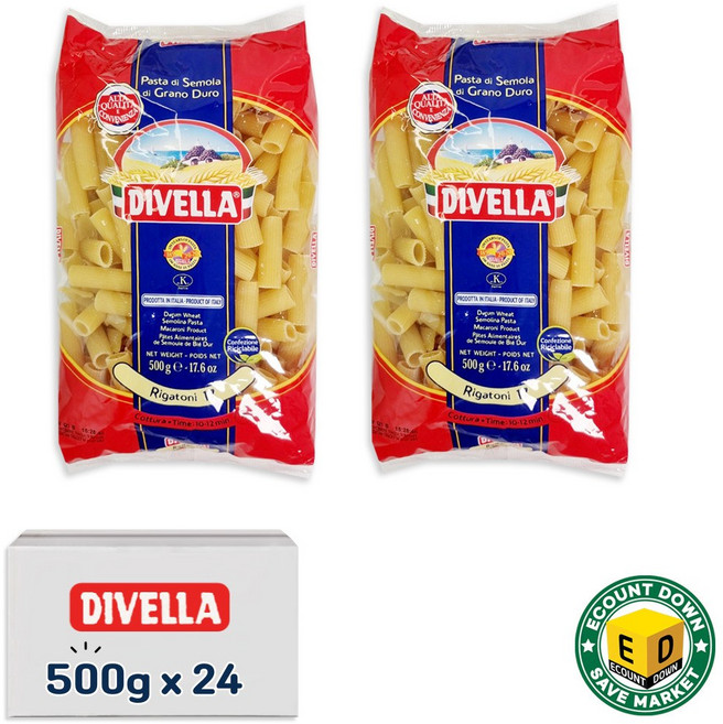 디벨라 리가토니, 500g, 24개