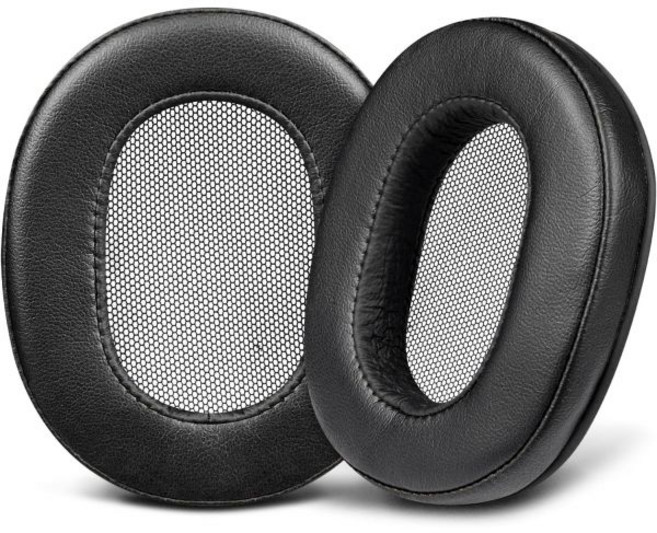 10943094 이어패드 이어캡 이어쿠션 소니 MDR-M1ST/MDRM1ST용 SOULWIT 교체 MDR-M1에 맞지 않음 유선 고해상도 모니터 헤드폰 부드러운 단백질 가죽으로, Black