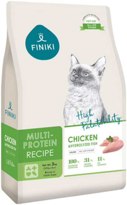피니키 고양이 멀티 프로테인 치킨 & 피쉬 3kg, 1개