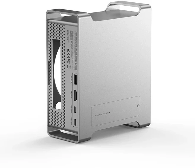 10in1 100W PD 도킹 스탠드 맥 미니 M4/M4 프로 지원 8TB SSD 확장 USB3.2 10Gbps TF4.0 알루미늄 합금 도, 01 9in1