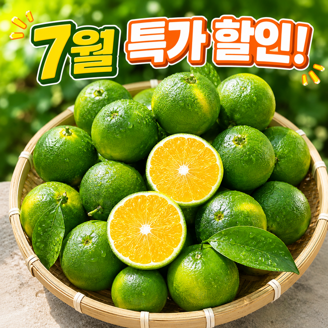 [하루30박스] 제주 청귤 풋귤 햇귤 2026년, 1박스, 5kg