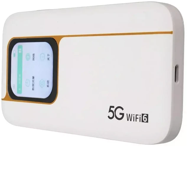 5G 모바일 핫스팟 Wi-Fi 6 2.4GHz 5.8GHz 휴대용 라우터 심 카드 슬롯 포함 연결된 장치 16개 IP67 71, 1개