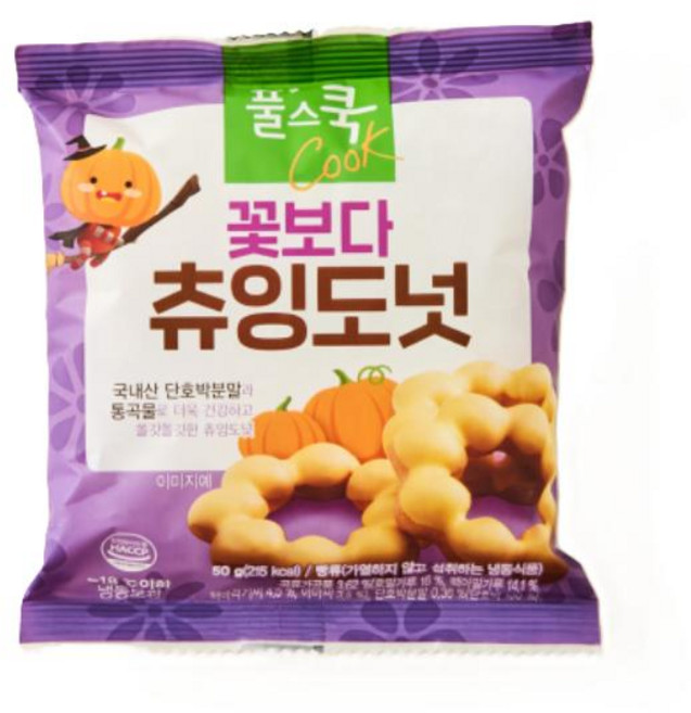 풀스쿡 꽃보다 츄잉도넛 50g, 3개