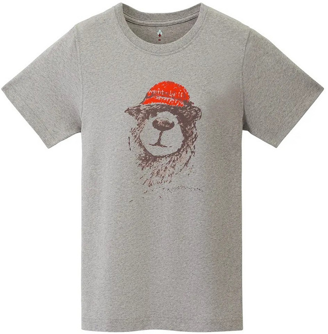 Mont-Bell PS.COT T Bear 紅帽熊 女款 短袖棉T 2104831