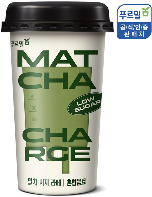 푸르밀 말차 차지 라떼 200ml, 10개