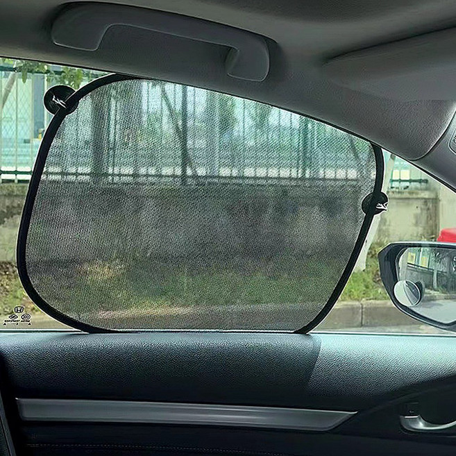 보들이 시야 확보 안전 차량 실내 햇빛 차단 가리개 2p=1st, 2개, 블랙