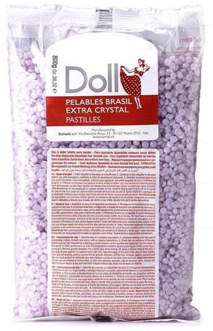 Doll 브라질리언 하드왁스 보라색 티타늄 800g