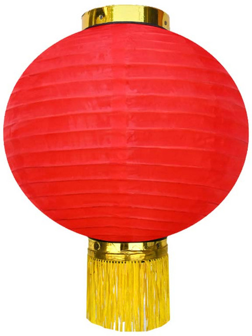 紅色燈籠, 14吋,紅色圓燈籠