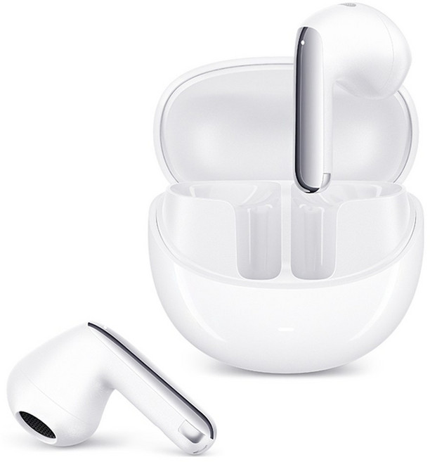 QCY 노이즈캔슬링 LDAC 블루투스 이어폰, QCY-HT10 Hires ANC APP, WHITE