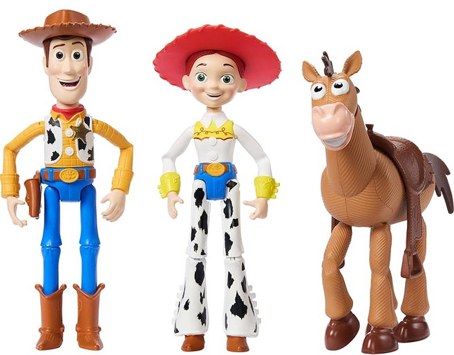 Mattel 마텔 디즈니 픽사 토이 스토리 스토리텔러 3팩 우디 제시 불스아이 피규어