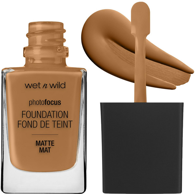 웻 앤 와일드 포토 포커스 매트 리퀴드 파운데이션 카라멜 wet n wild Photo Focus Matte Liquid Foundation Caramel Vegan & Cr, 29ml, 1개