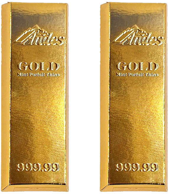 Andes 安迪士 金磚雙薄荷可可薄片, 57g, 2盒