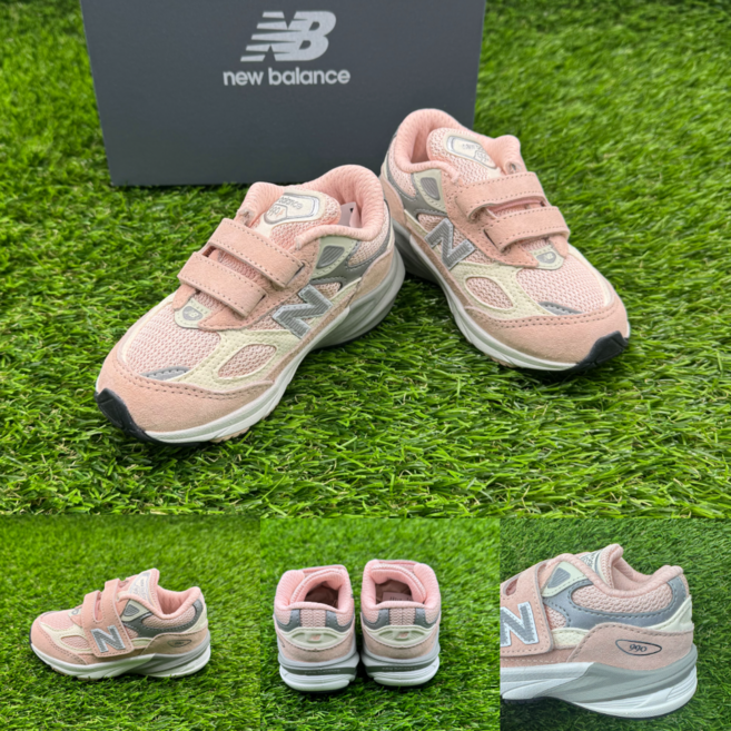 뉴발란스 키즈 990 핑크 운동화 유아 등원 어린이 초등학생 패밀리화 데일리슈즈