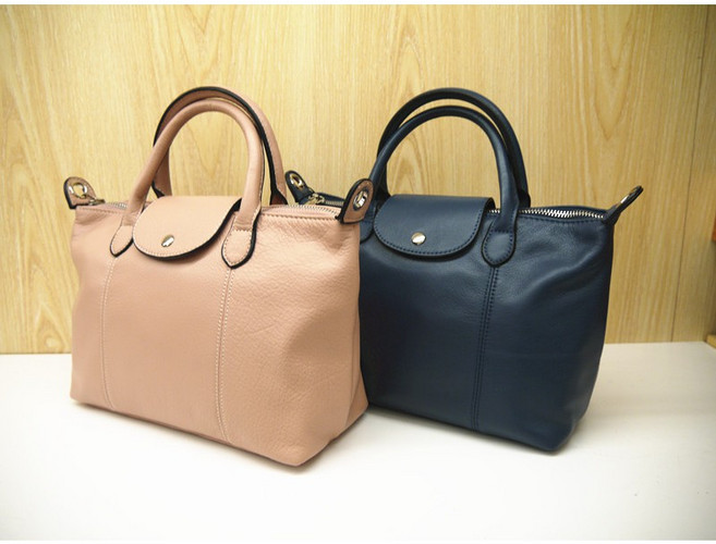 名牌風真皮牛皮女包 肩背側背斜肩斜背單肩多用手提兩用包女包 薇娜皮飾