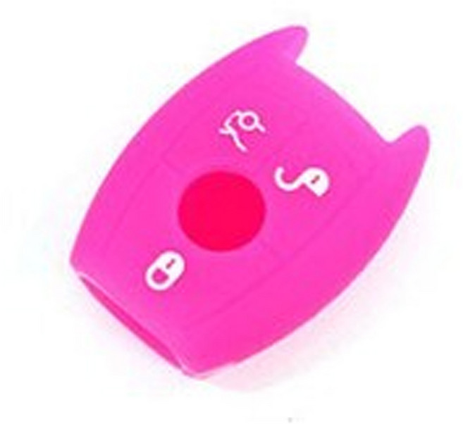 벤츠 호환 실리콘 키케이스, 스마트, 핫핑크, .