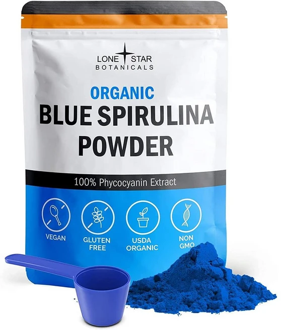 Lone Star Botanicals Blue Spirulina Powder 미국 블루 스피루리나 파우더 분말 30g, 1개 - 쿠팡