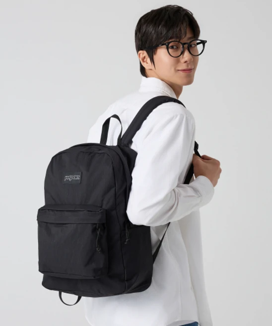 매장정품 JANSPORT 잔스포츠 슈퍼브레이크 플러스 랩탑 FX SOFT NYLON BLACK JS0A4QUADM3 1063983, ONESIZE - 쿠팡