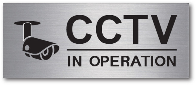 CCTV 녹화중 경고 안내 표지판 스티커 ABS 판넬