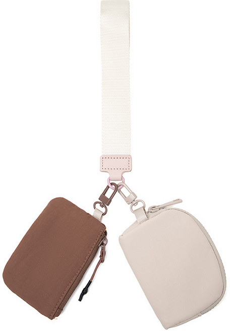 YUYIMI 휴대용 나일론 손목백 카드 동전지갑