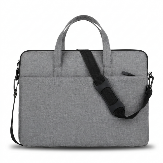 초경량 맥북 갤럭시북 LG그램 노트북 파우치 가방, 그레이, 1개